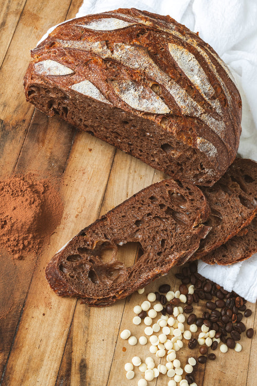 Chocolate sourdough loaf