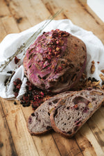 Berries mix, walnuts & botanical blend sourdough loaf