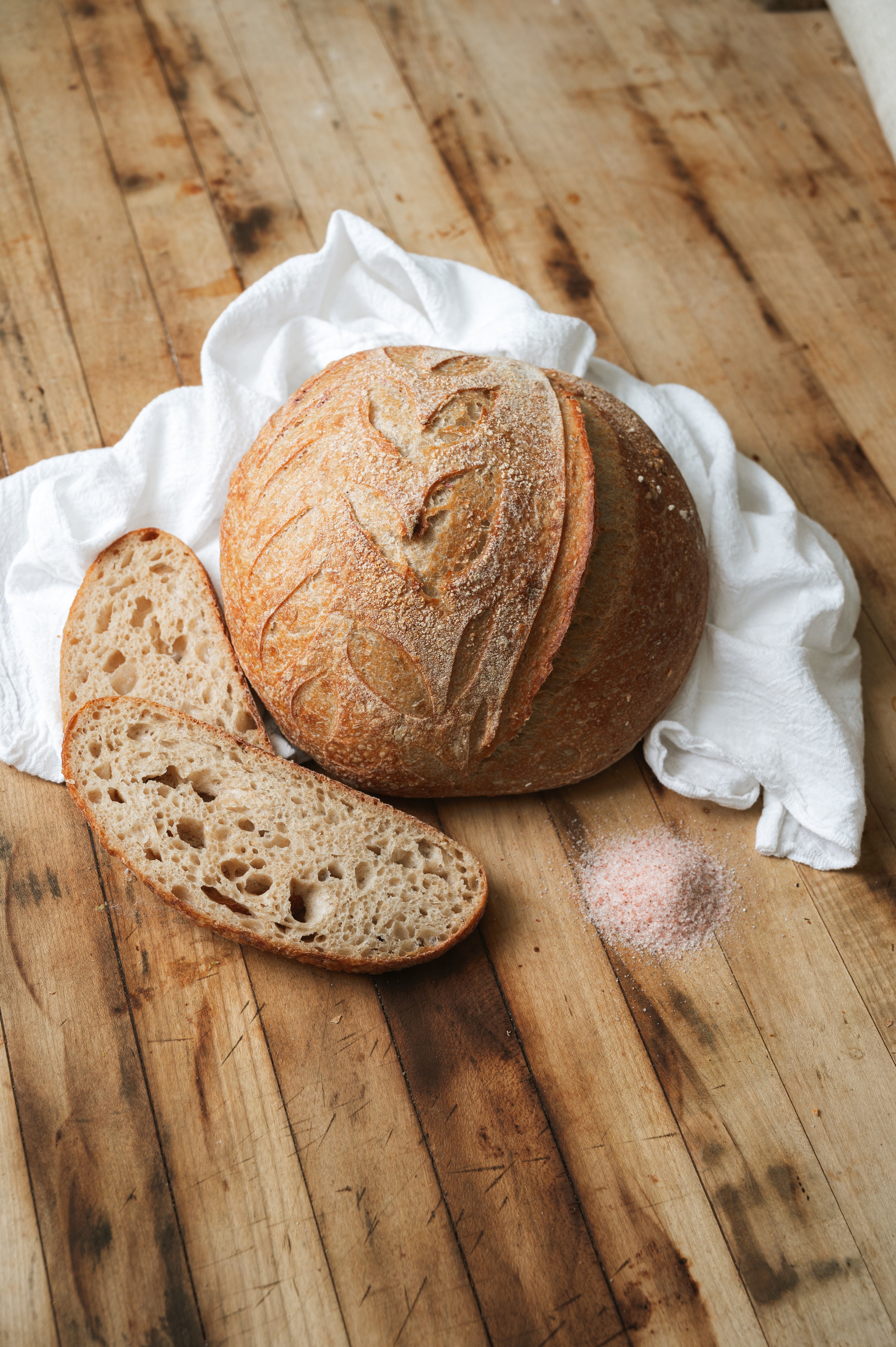 Original Pink salt sourdough loaf
